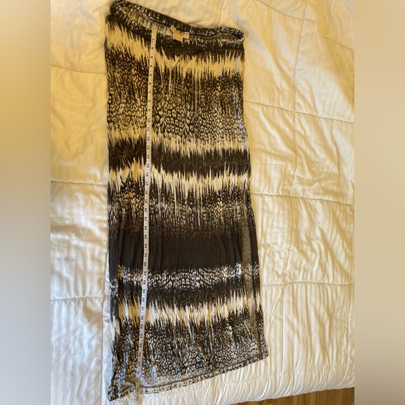 PRINTED MAXI SKIRT - Picture 4 of 4